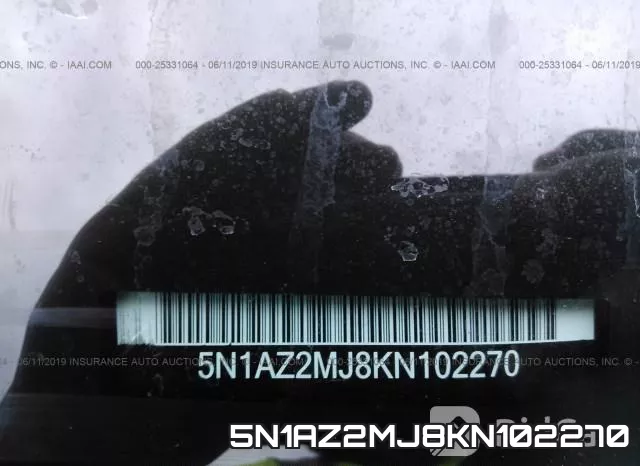 5N1AZ2MJ8KN102270 фото 10