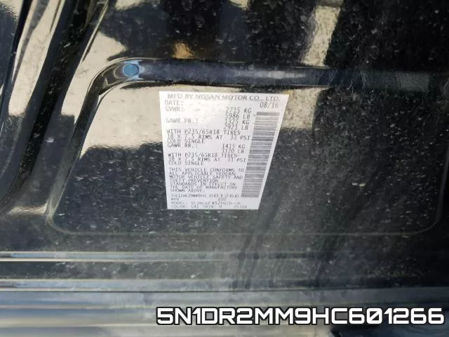 5N1DR2MM9HC601266 фото 2