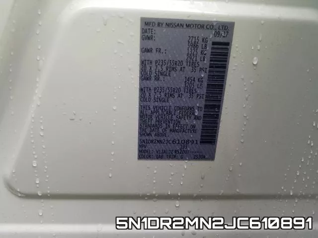 5N1DR2MN2JC610891 фото 2