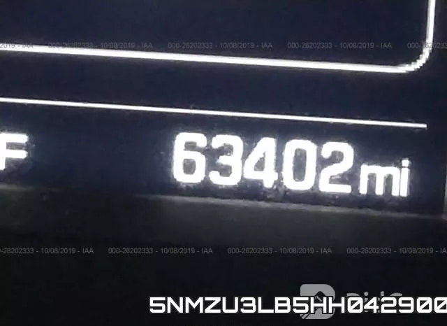 5NMZU3LB5HH042900 фото 8
