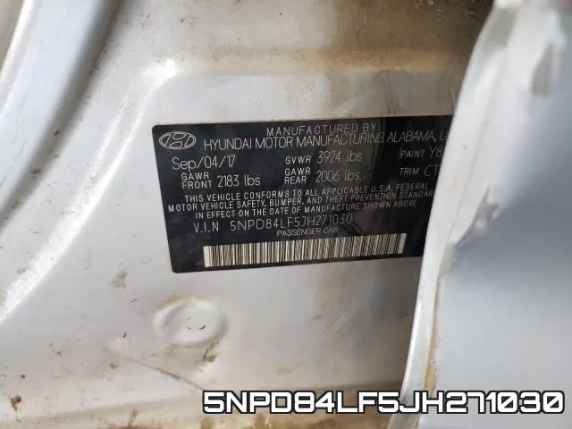 5NPD84LF5JH271030 фото 2