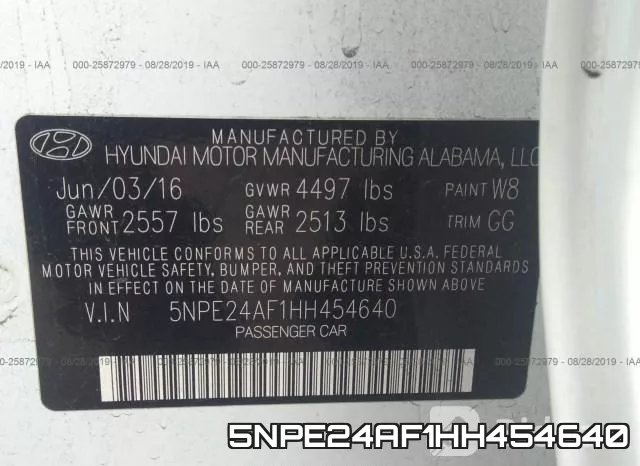 5NPE24AF1HH454640 фото 10