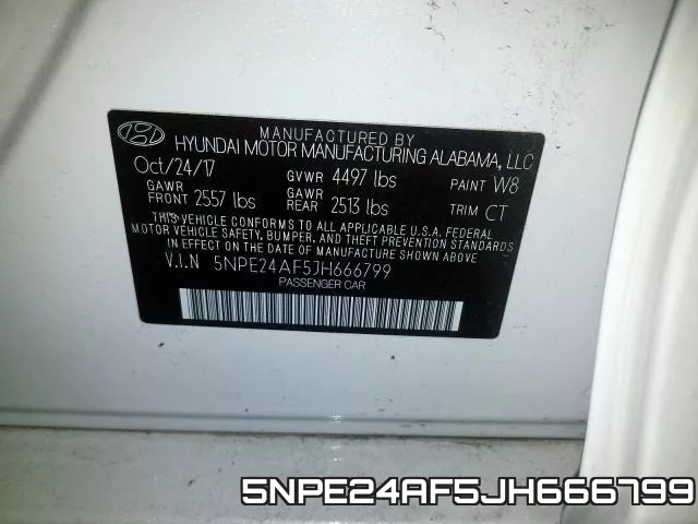 5NPE24AF5JH666799 фото 2