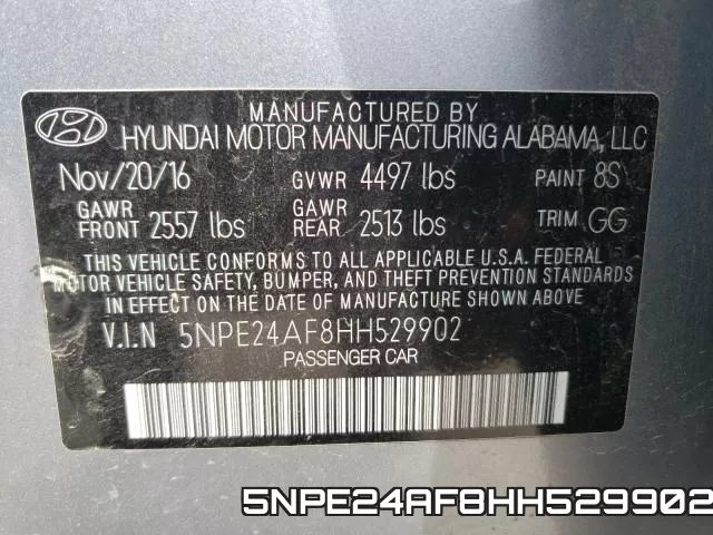 5NPE24AF8HH529902 фото 2