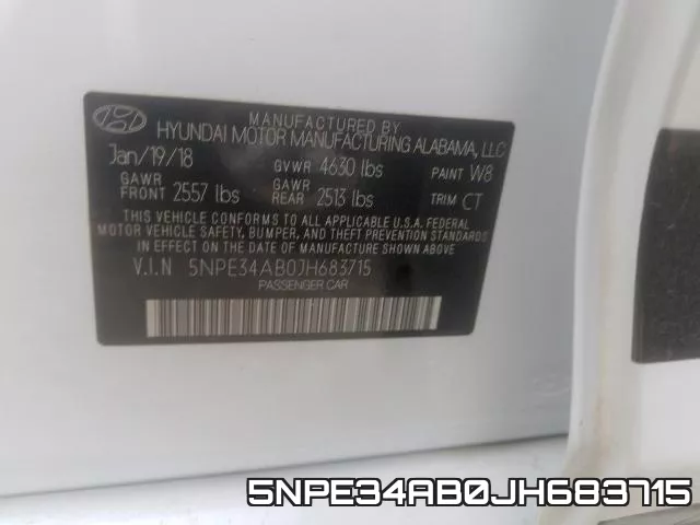 5NPE34AB0JH683715 фото 2