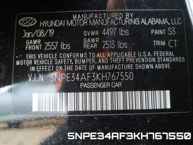 5NPE34AF3KH767550 фото 2