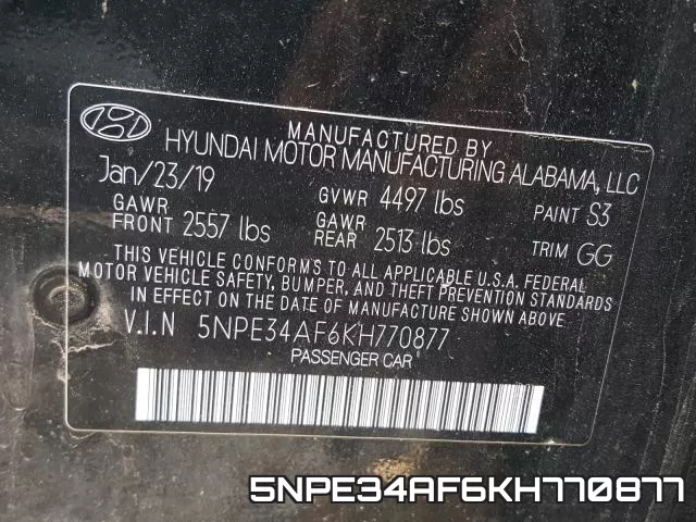 5NPE34AF6KH770877 фото 2