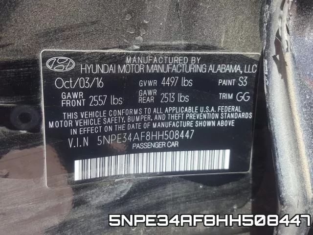 5NPE34AF8HH508447 фото 2