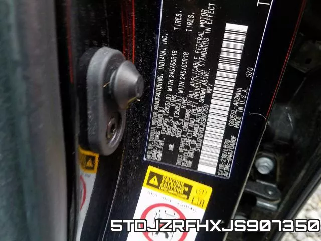 5TDJZRFHXJS907350 фото 2
