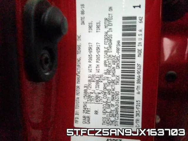 5TFCZ5AN9JX163703 фото 2