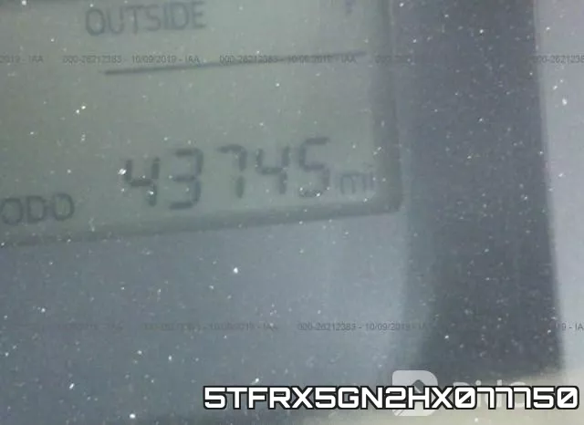 5TFRX5GN2HX077750 фото 8
