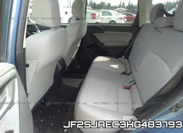 JF2SJAEC3HG483793 фото 9