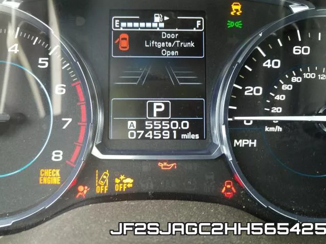 JF2SJAGC2HH565425 фото 8