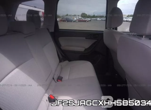 JF2SJAGCXHH585034 фото 9