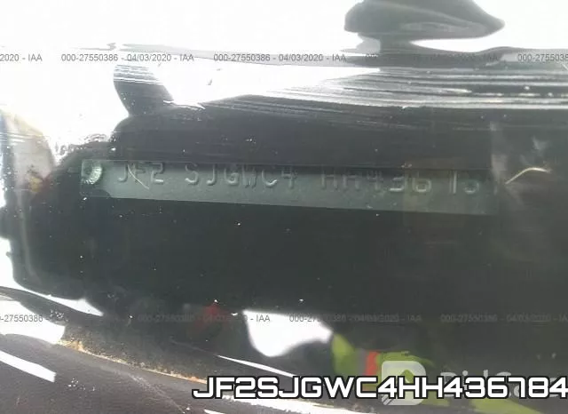 JF2SJGWC4HH436784 фото 10