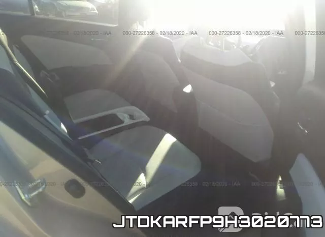 JTDKARFP9H3020773 фото 9