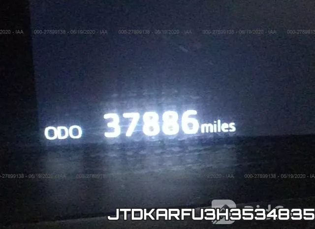 JTDKARFU3H3534835 фото 8