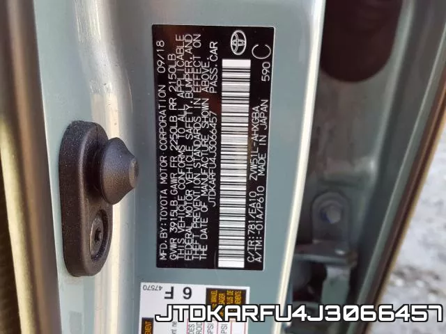 JTDKARFU4J3066457 фото 2