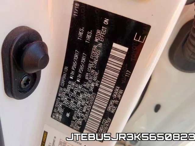 JTEBU5JR3K5650823 фото 2