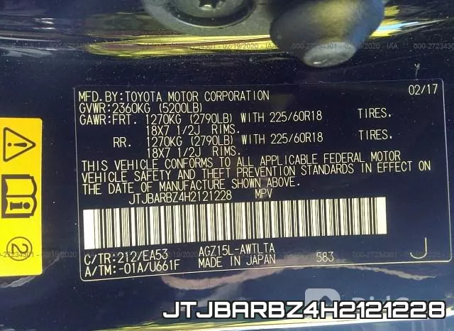 JTJBARBZ4H2121228 фото 10