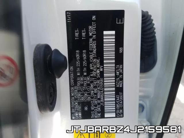 JTJBARBZ4J2159581 фото 2