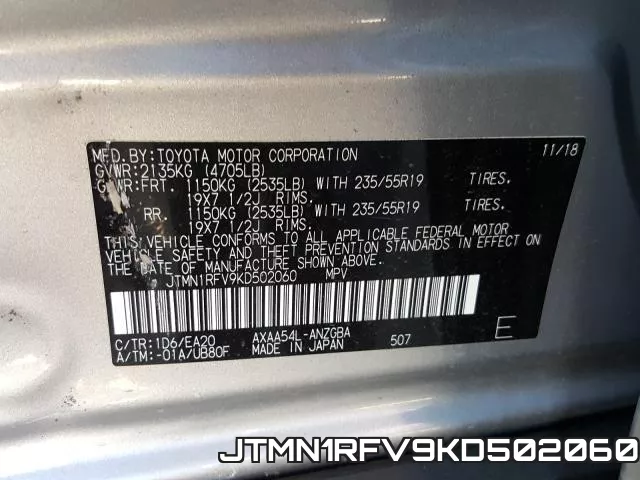 JTMN1RFV9KD502060 фото 2