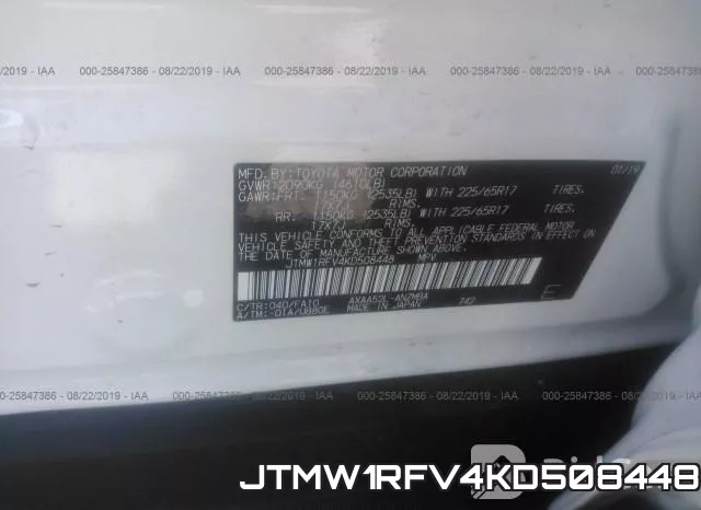 JTMW1RFV4KD508448 фото 9