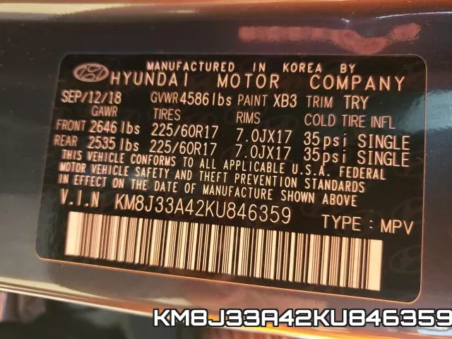 KM8J33A42KU846359 фото 2
