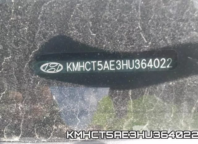KMHCT5AE3HU364022 фото 10