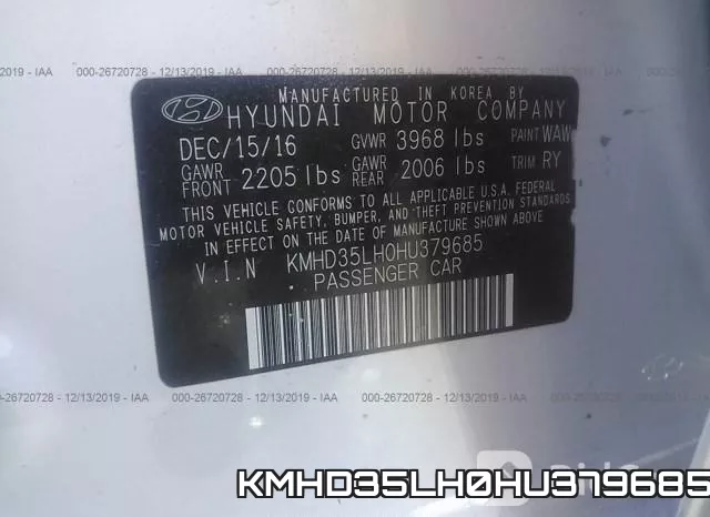 KMHD35LH0HU379685 фото 10