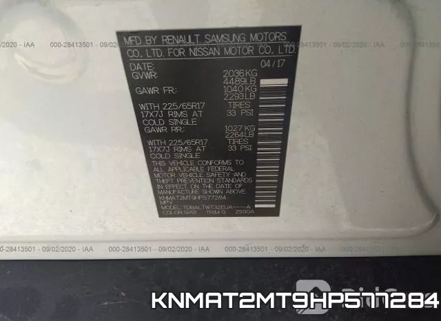 KNMAT2MT9HP577284 фото 10