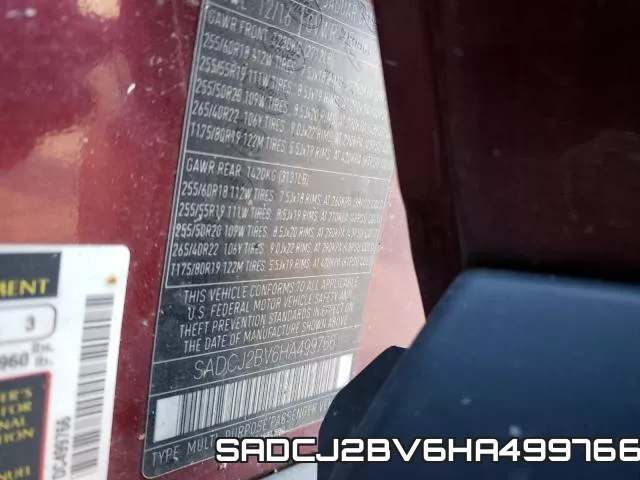 SADCJ2BV6HA499766 фото 2