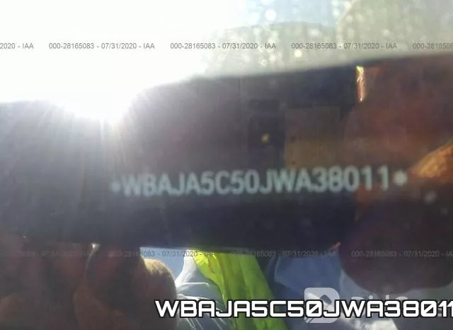 WBAJA5C50JWA38011 фото 10