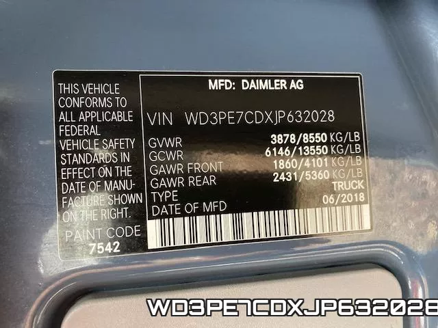 WD3PE7CDXJP632028 фото 2