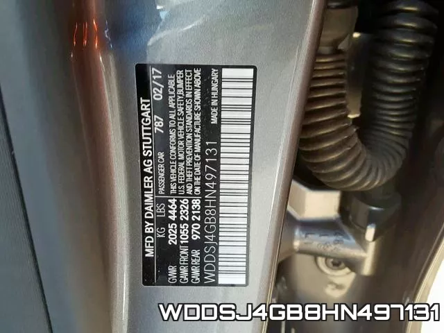 WDDSJ4GB8HN497131 фото 2