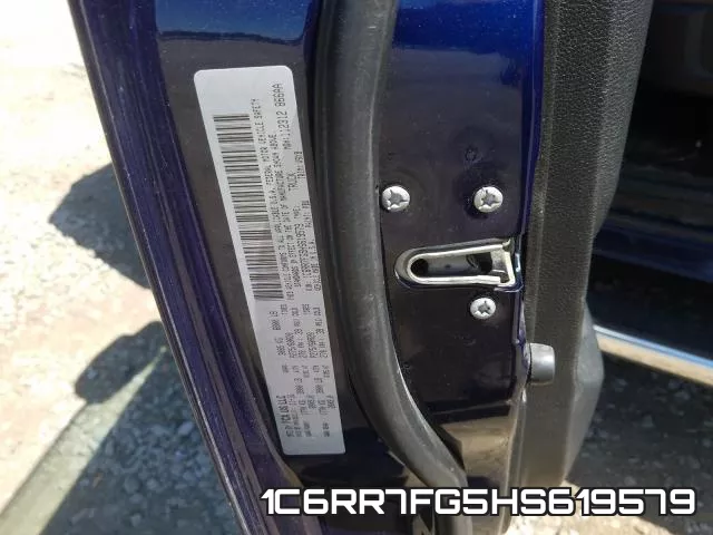 1C6RR7FG5HS619579 фото 2