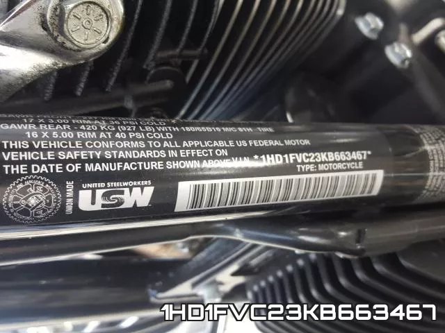 1HD1FVC23KB663467 фото 2