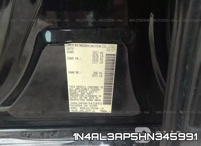 1N4AL3AP5HN345991 фото 10