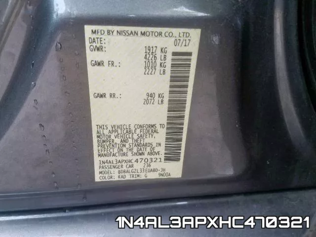 1N4AL3APXHC470321 фото 2