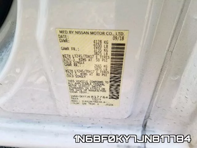 1N6BF0KY7JN817784 фото 2