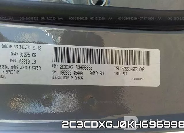 2C3CDXGJ0KH696998 фото 10