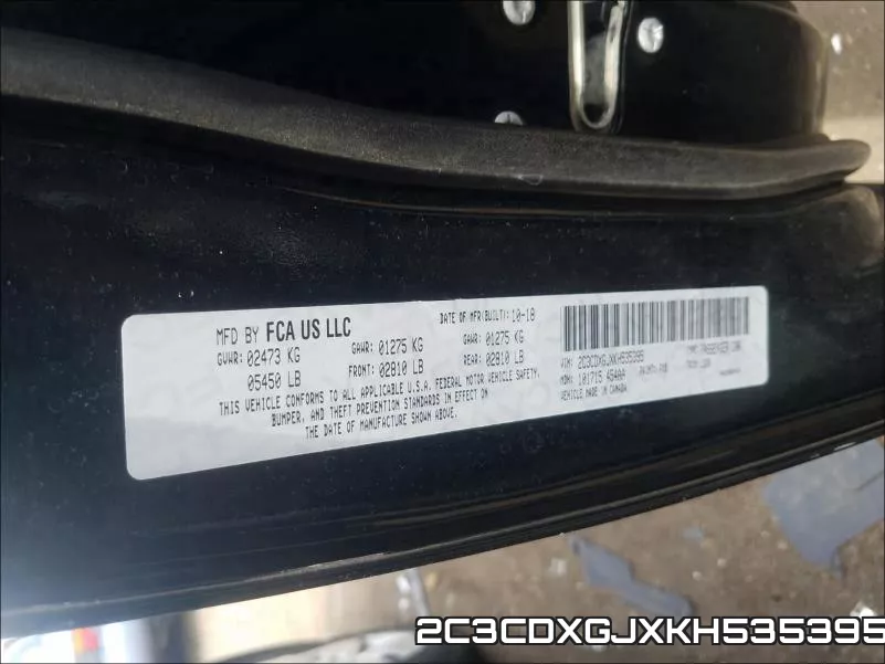 2C3CDXGJXKH535395 фото 2