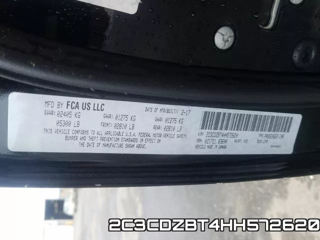 2C3CDZBT4HH572620 фото 2