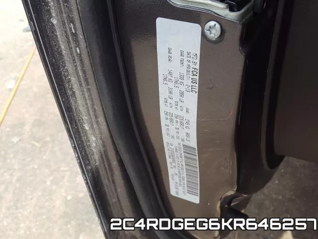 2C4RDGEG6KR646257 фото 2