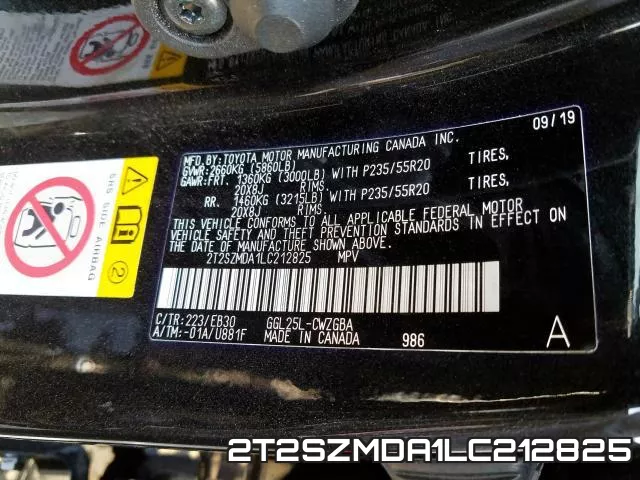 2T2SZMDA1LC212825 фото 2