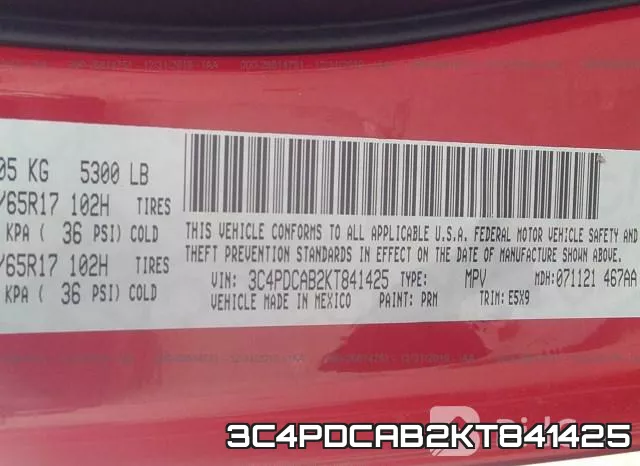 3C4PDCAB2KT841425 фото 10
