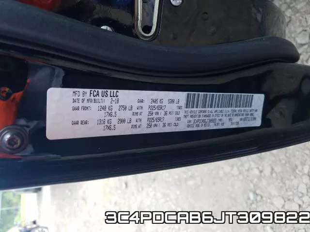 3C4PDCAB6JT309822 фото 2