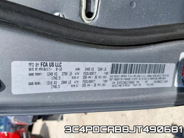 3C4PDCAB8JT490681 фото 2