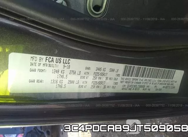 3C4PDCAB9JT509058 фото 10