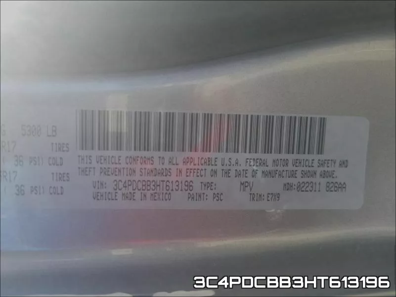 3C4PDCBB3HT613196 фото 2